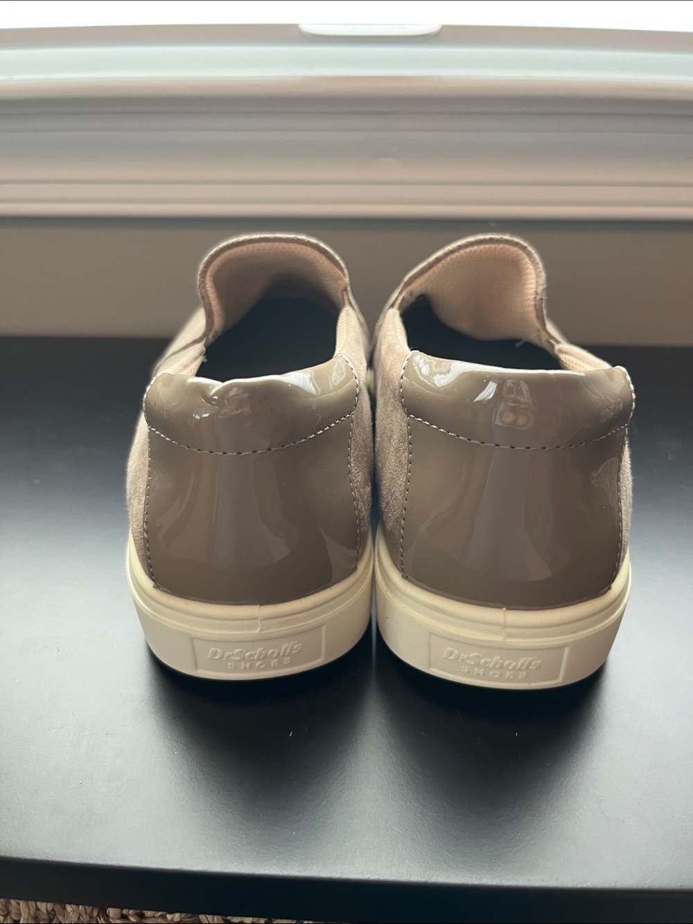 Dr. Scholl's Women’s Slip-On Perforated Loafers - Taupe - Picture 4 of 8